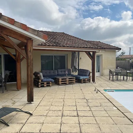 別荘 Pourpre-piscine Chauffee-climatisation-jardin